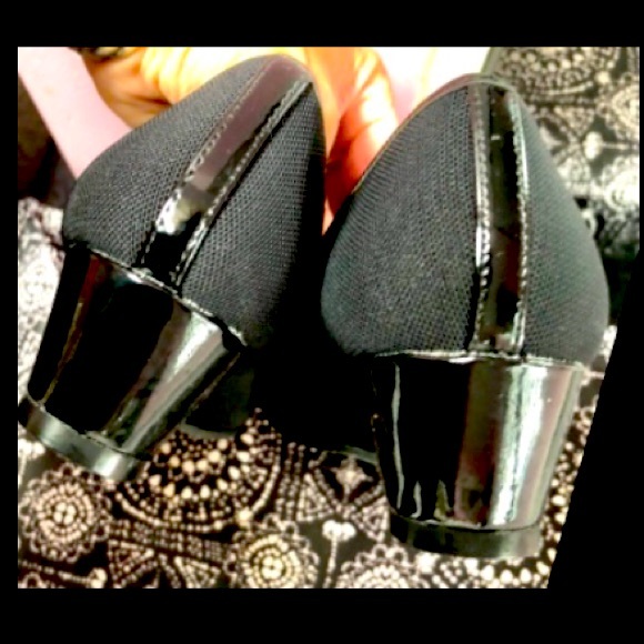 BASIC EDITION earlena women’s dress/casual shoes  2in wedge black size 5 NWT - Picture 8 of 12